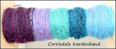 Corriedale Kardenband, Lila Lich